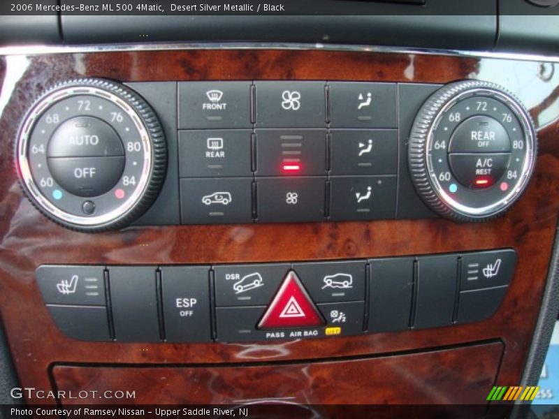 Desert Silver Metallic / Black 2006 Mercedes-Benz ML 500 4Matic