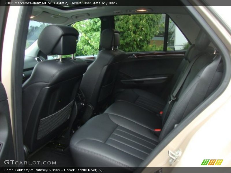 Desert Silver Metallic / Black 2006 Mercedes-Benz ML 500 4Matic