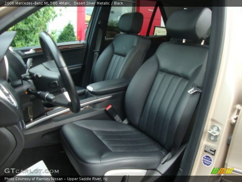 Desert Silver Metallic / Black 2006 Mercedes-Benz ML 500 4Matic