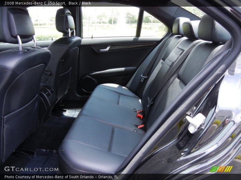 Black / Black 2008 Mercedes-Benz C 350 Sport