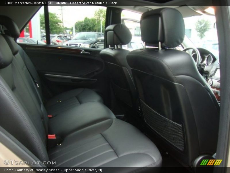 Desert Silver Metallic / Black 2006 Mercedes-Benz ML 500 4Matic