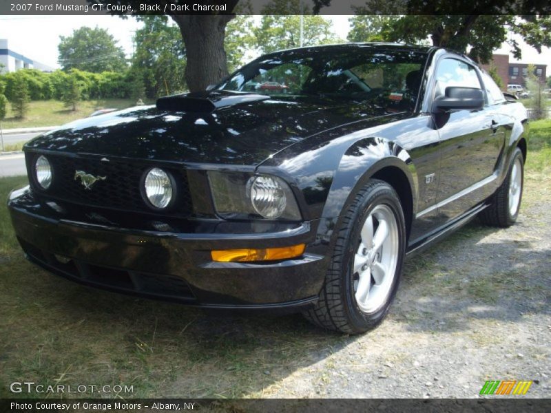 Black / Dark Charcoal 2007 Ford Mustang GT Coupe