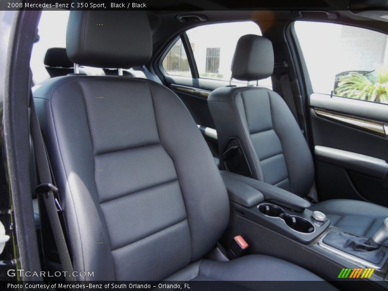 Black / Black 2008 Mercedes-Benz C 350 Sport