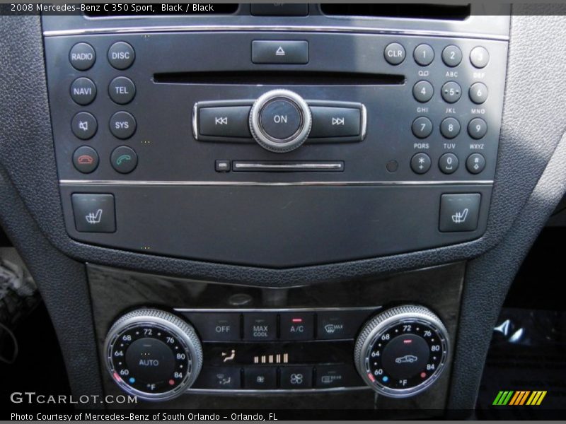 Black / Black 2008 Mercedes-Benz C 350 Sport