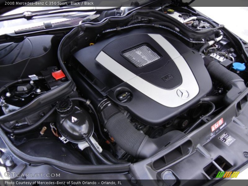 Black / Black 2008 Mercedes-Benz C 350 Sport