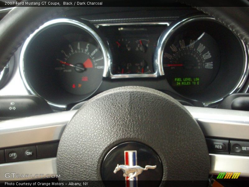 Black / Dark Charcoal 2007 Ford Mustang GT Coupe