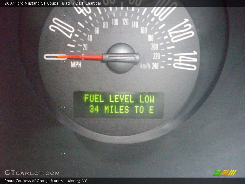 Black / Dark Charcoal 2007 Ford Mustang GT Coupe