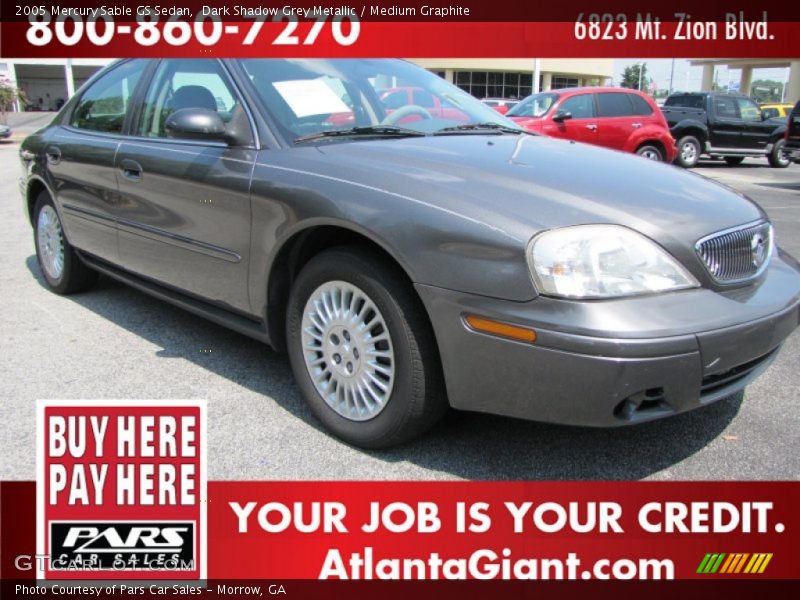 Dark Shadow Grey Metallic / Medium Graphite 2005 Mercury Sable GS Sedan