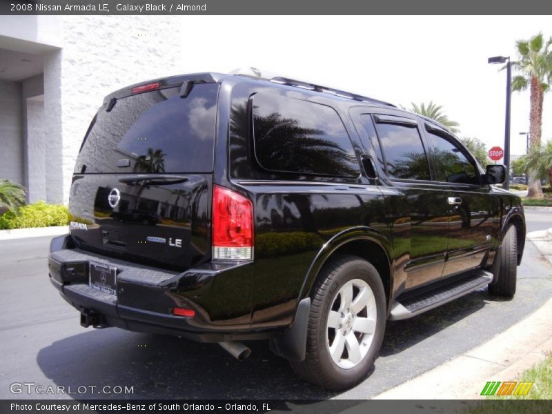 Galaxy Black / Almond 2008 Nissan Armada LE