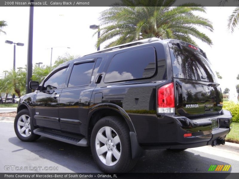 Galaxy Black / Almond 2008 Nissan Armada LE