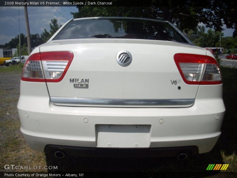 White Suede / Dark Charcoal 2008 Mercury Milan V6 Premier