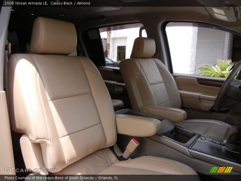 Galaxy Black / Almond 2008 Nissan Armada LE