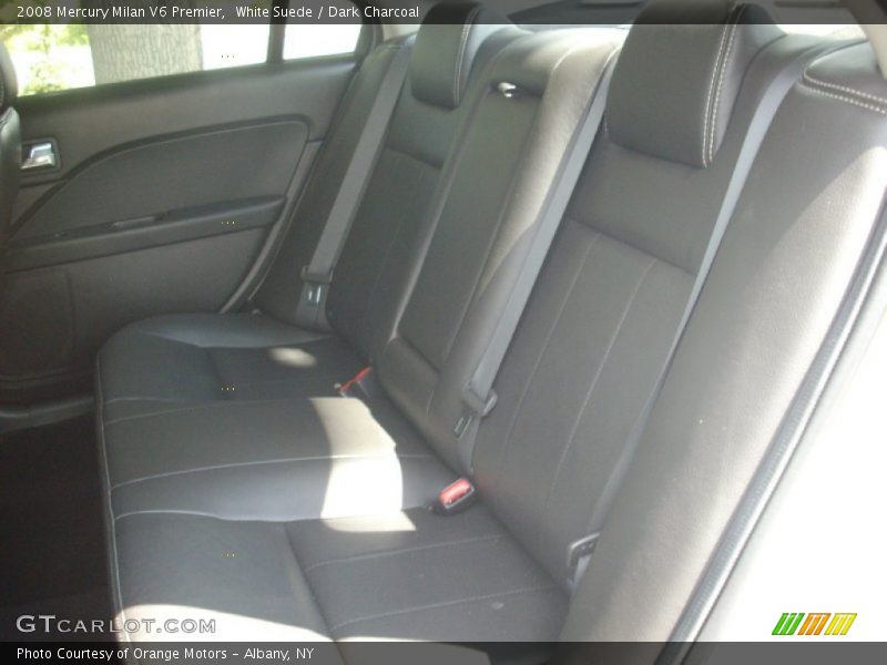 White Suede / Dark Charcoal 2008 Mercury Milan V6 Premier