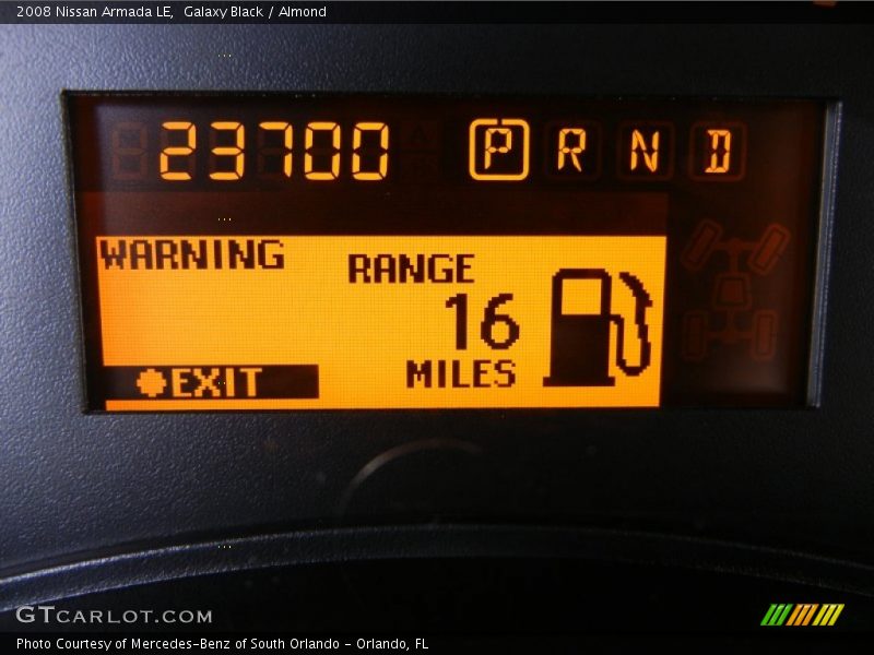 Galaxy Black / Almond 2008 Nissan Armada LE