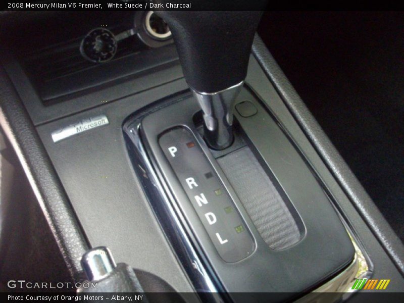 White Suede / Dark Charcoal 2008 Mercury Milan V6 Premier