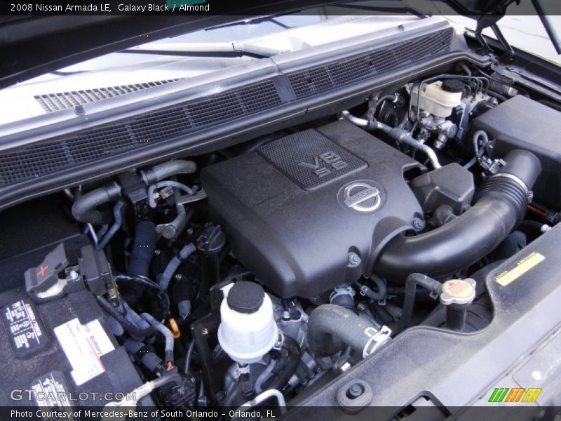 2008 Armada LE Engine - 5.6 Liter Flex Fuel DOHC 32-Valve VVT V8