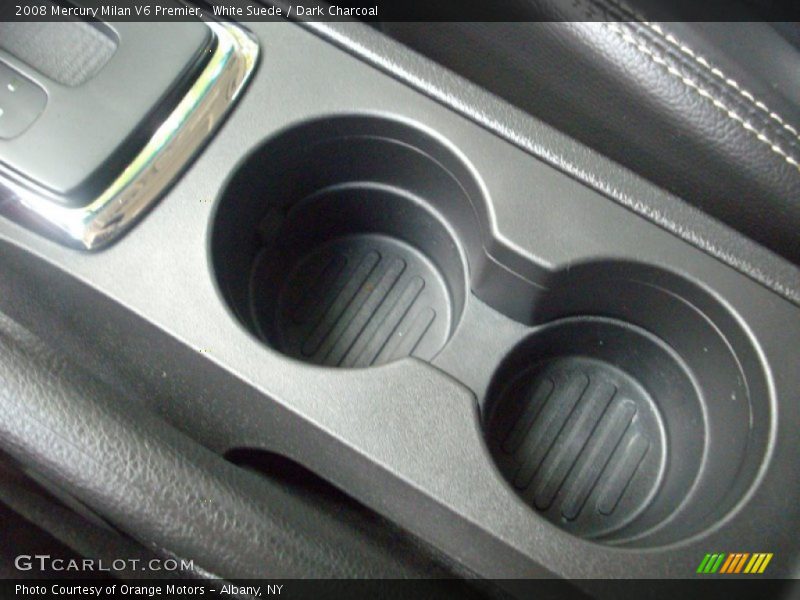 White Suede / Dark Charcoal 2008 Mercury Milan V6 Premier
