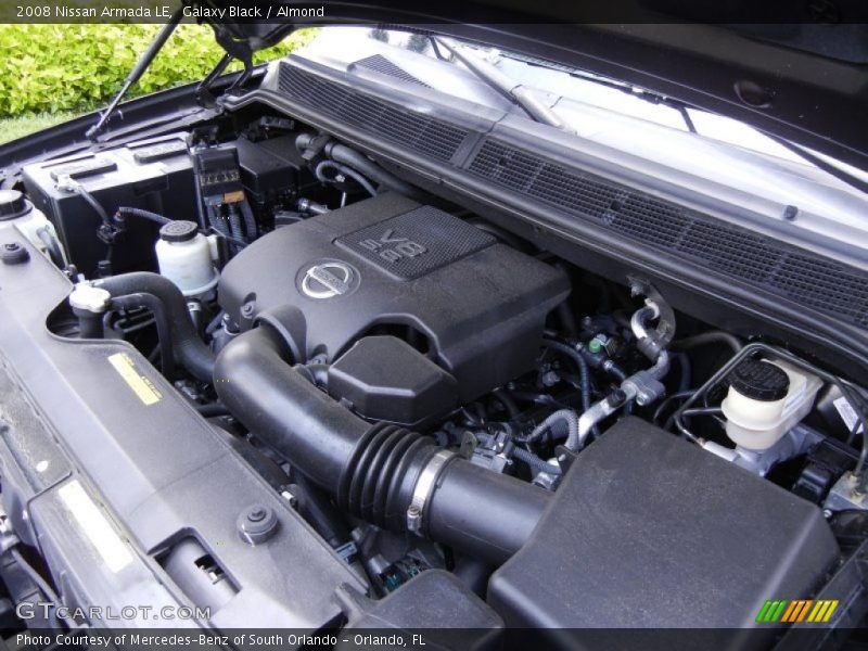  2008 Armada LE Engine - 5.6 Liter Flex Fuel DOHC 32-Valve VVT V8