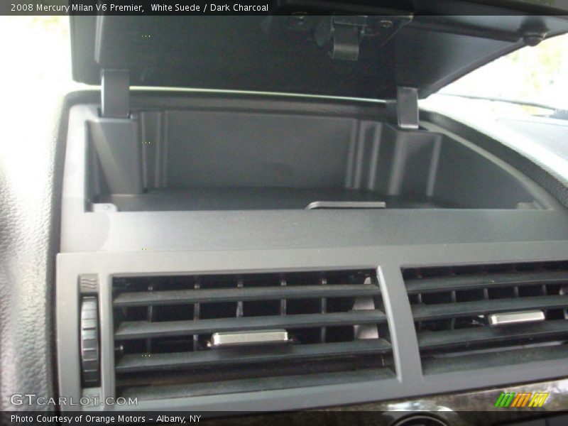 White Suede / Dark Charcoal 2008 Mercury Milan V6 Premier