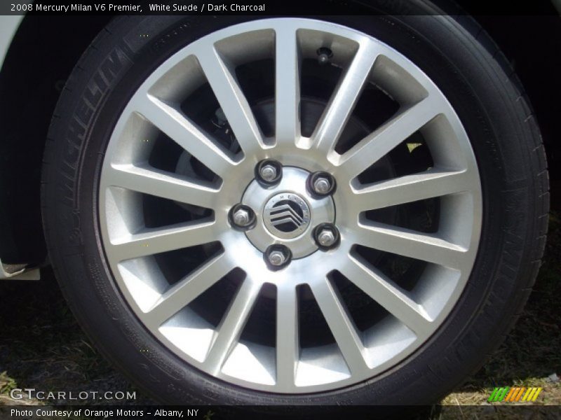 White Suede / Dark Charcoal 2008 Mercury Milan V6 Premier