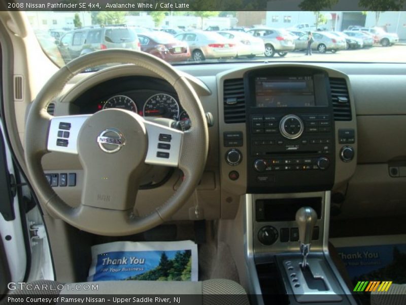 Avalanche White / Cafe Latte 2008 Nissan Pathfinder SE 4x4