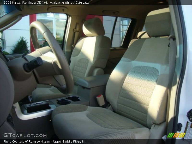 Avalanche White / Cafe Latte 2008 Nissan Pathfinder SE 4x4