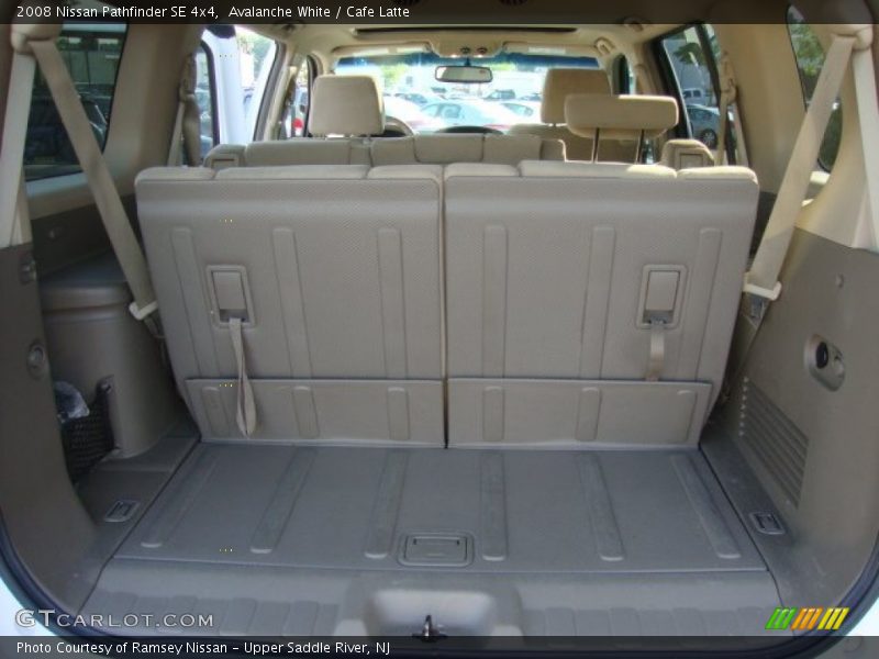 Avalanche White / Cafe Latte 2008 Nissan Pathfinder SE 4x4