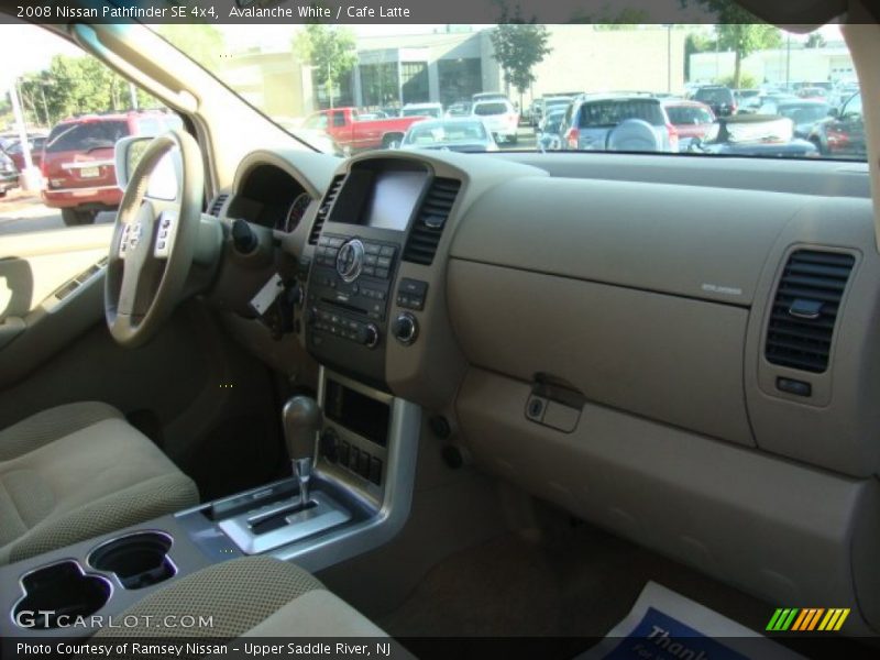 Avalanche White / Cafe Latte 2008 Nissan Pathfinder SE 4x4