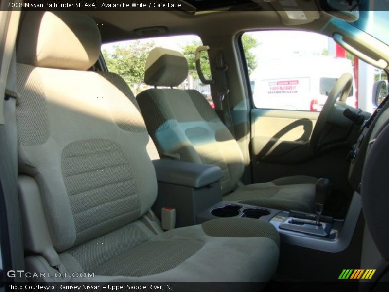 Avalanche White / Cafe Latte 2008 Nissan Pathfinder SE 4x4