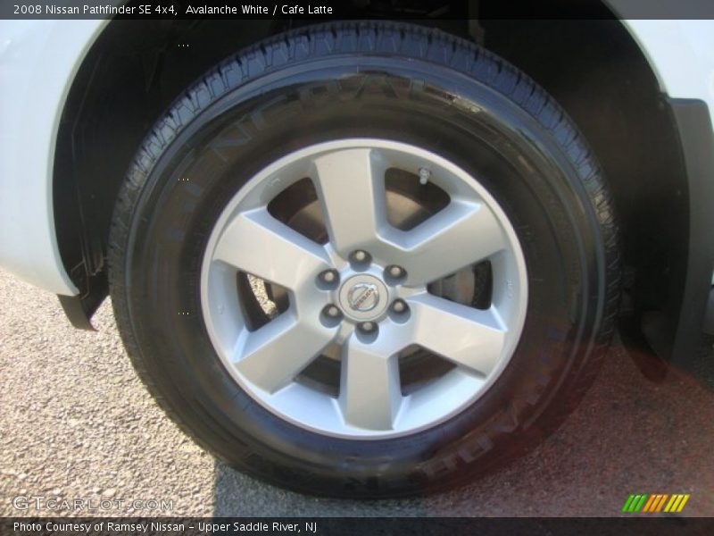 Avalanche White / Cafe Latte 2008 Nissan Pathfinder SE 4x4