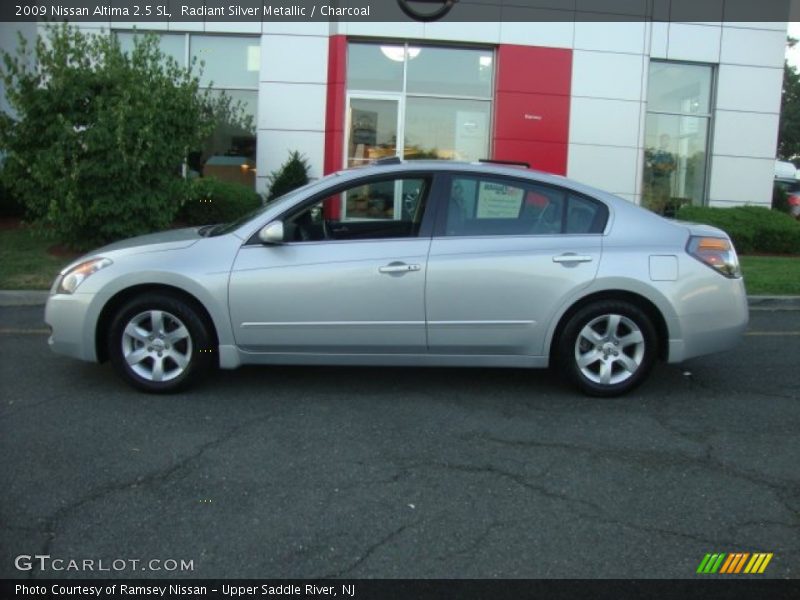 Radiant Silver Metallic / Charcoal 2009 Nissan Altima 2.5 SL