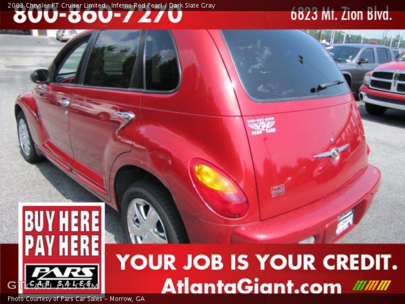 Inferno Red Pearl / Dark Slate Gray 2003 Chrysler PT Cruiser Limited