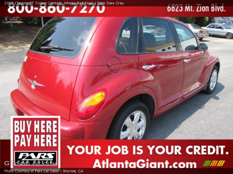 Inferno Red Pearl / Dark Slate Gray 2003 Chrysler PT Cruiser Limited