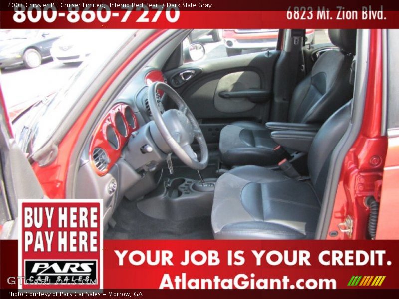 Inferno Red Pearl / Dark Slate Gray 2003 Chrysler PT Cruiser Limited