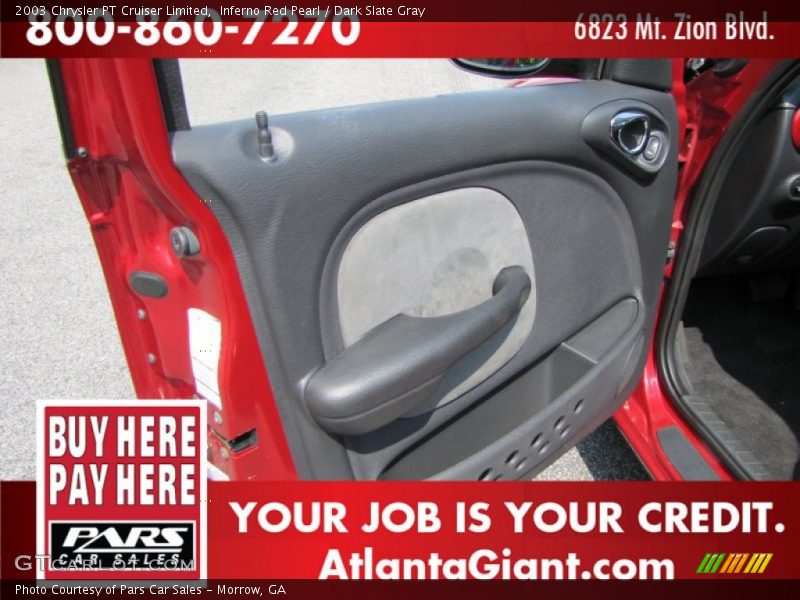 Inferno Red Pearl / Dark Slate Gray 2003 Chrysler PT Cruiser Limited