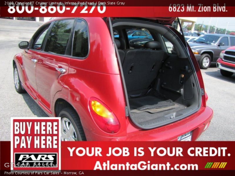 Inferno Red Pearl / Dark Slate Gray 2003 Chrysler PT Cruiser Limited