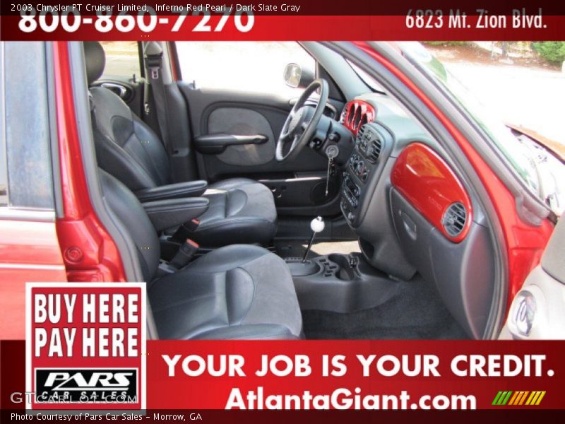 Inferno Red Pearl / Dark Slate Gray 2003 Chrysler PT Cruiser Limited