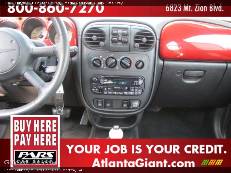 Inferno Red Pearl / Dark Slate Gray 2003 Chrysler PT Cruiser Limited