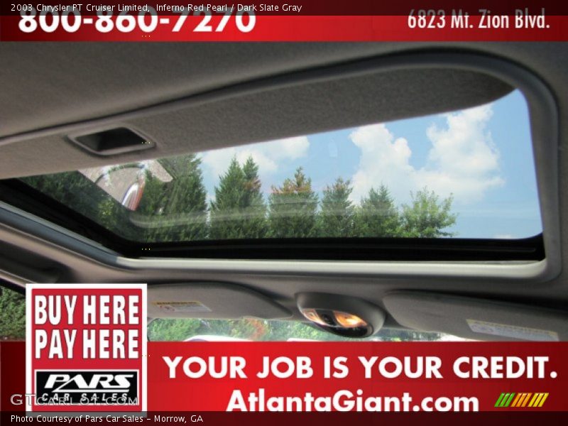 Inferno Red Pearl / Dark Slate Gray 2003 Chrysler PT Cruiser Limited