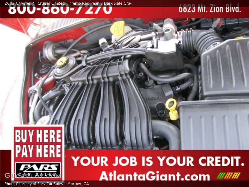 Inferno Red Pearl / Dark Slate Gray 2003 Chrysler PT Cruiser Limited