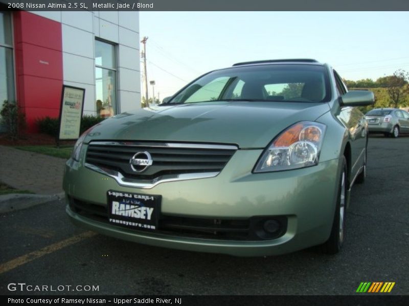 Metallic Jade / Blond 2008 Nissan Altima 2.5 SL