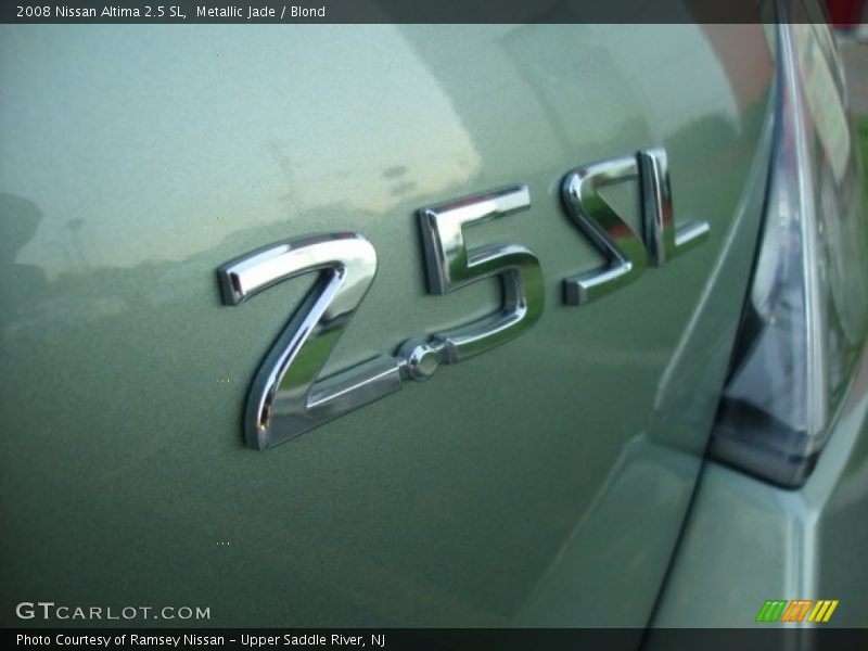 Metallic Jade / Blond 2008 Nissan Altima 2.5 SL