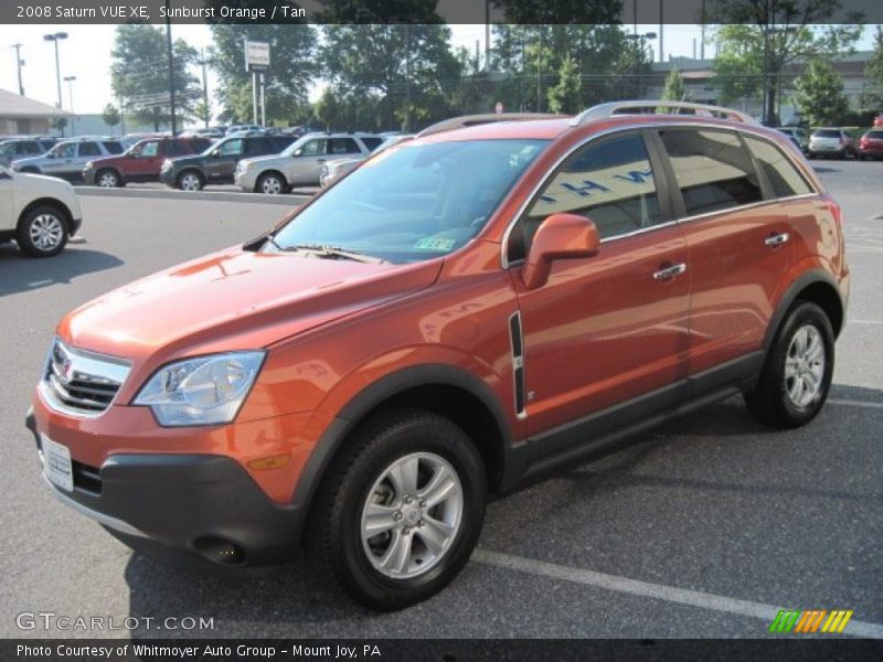 Sunburst Orange / Tan 2008 Saturn VUE XE