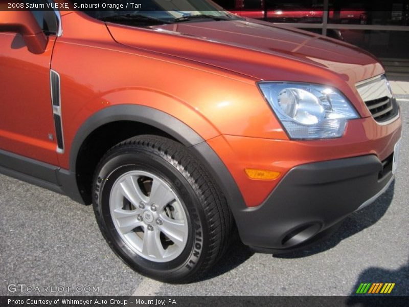 Sunburst Orange / Tan 2008 Saturn VUE XE