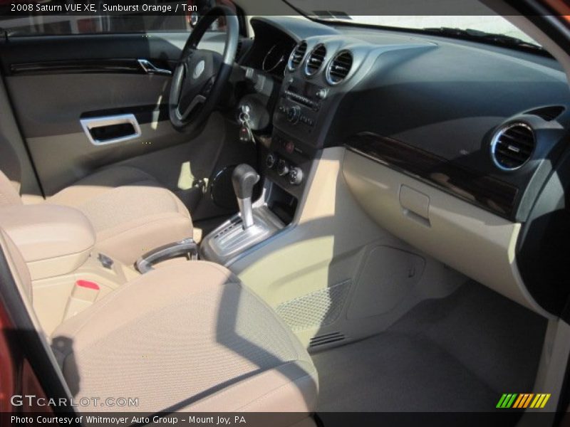Sunburst Orange / Tan 2008 Saturn VUE XE