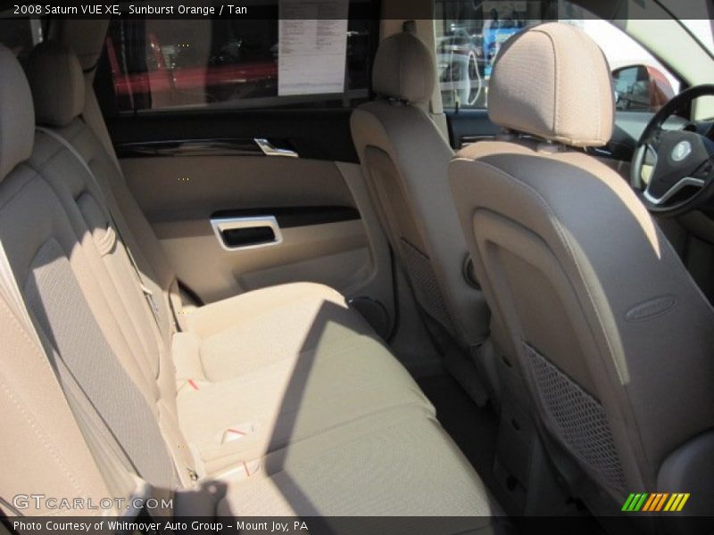 Sunburst Orange / Tan 2008 Saturn VUE XE