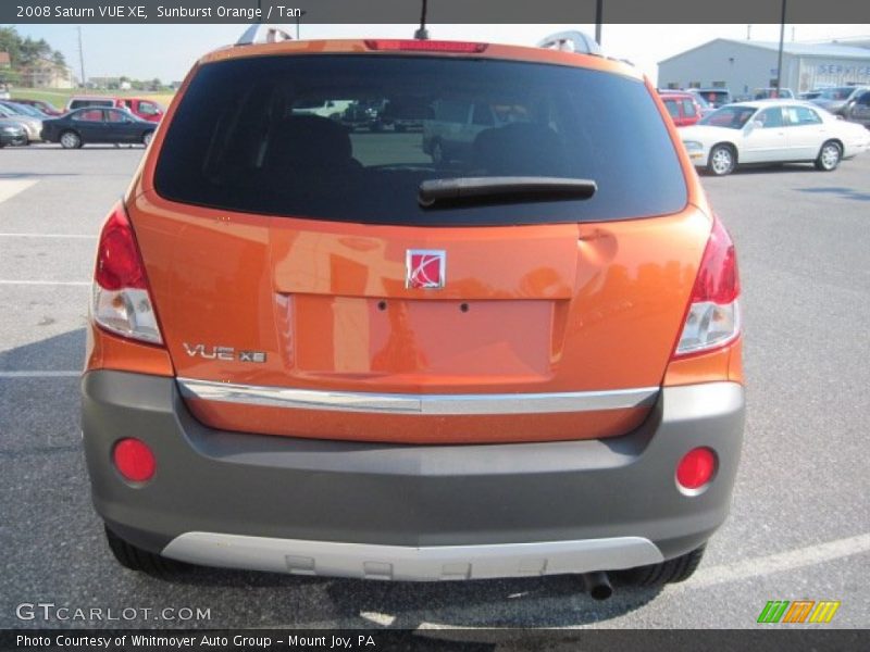 Sunburst Orange / Tan 2008 Saturn VUE XE