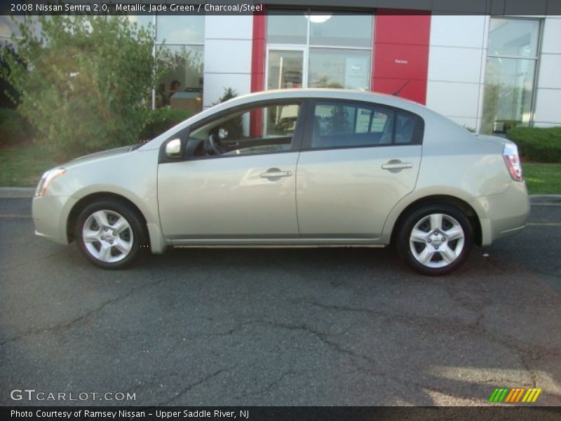 Metallic Jade Green / Charcoal/Steel 2008 Nissan Sentra 2.0