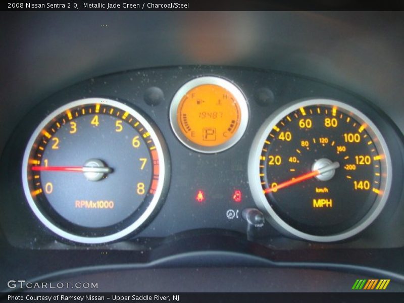 Metallic Jade Green / Charcoal/Steel 2008 Nissan Sentra 2.0