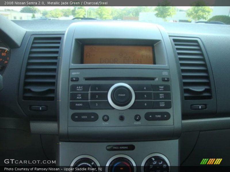 Metallic Jade Green / Charcoal/Steel 2008 Nissan Sentra 2.0